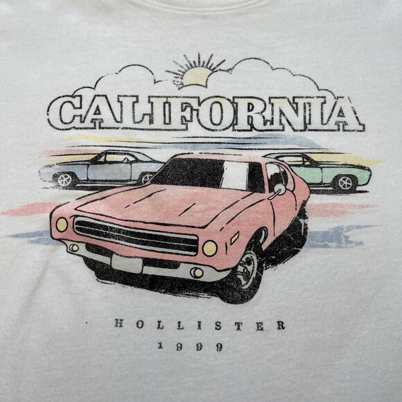 Hollister California Tee 1999 White Short Sleeve Tee Small - Picture 1 of 5